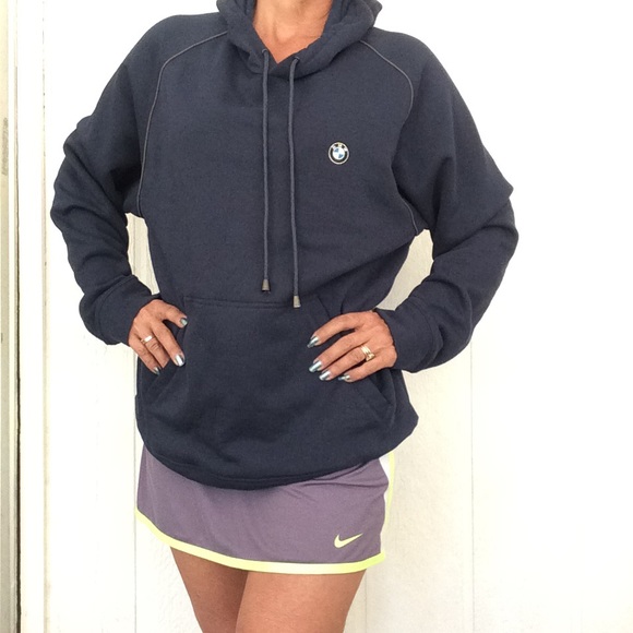 BMW Other - BMW UNISEX NAVY BLUE LONG SLEEVE HOODIE LARGE